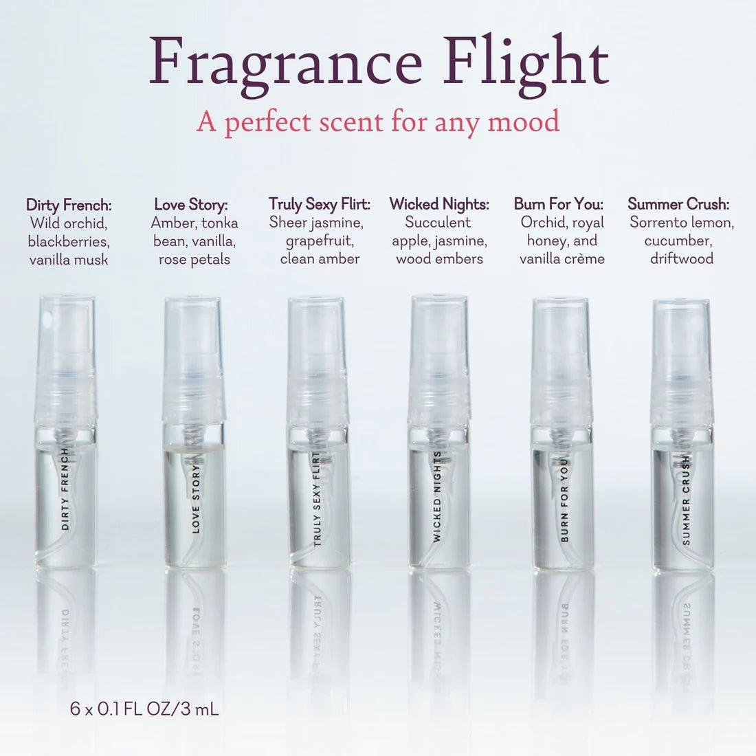 Fragrance Flight - Veronica’s Playhouse