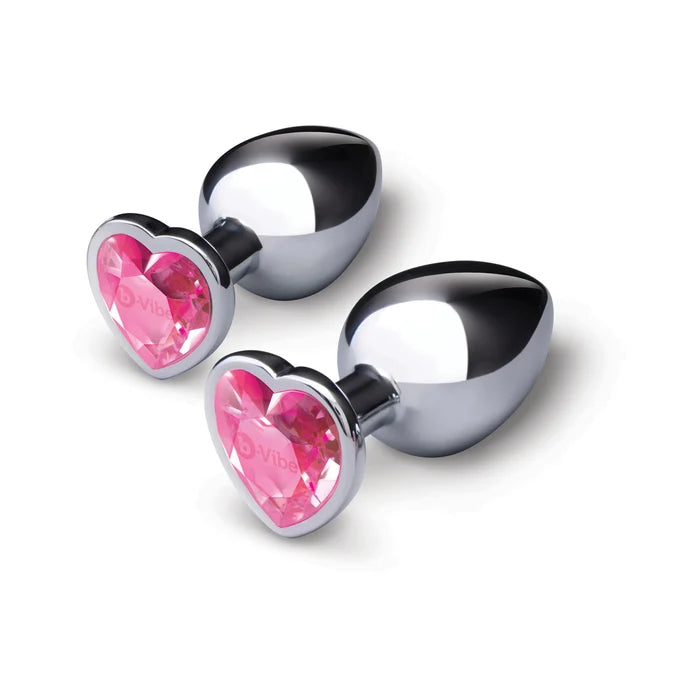 B-Vibe Jewel Metal Training Plug Set Nalpac