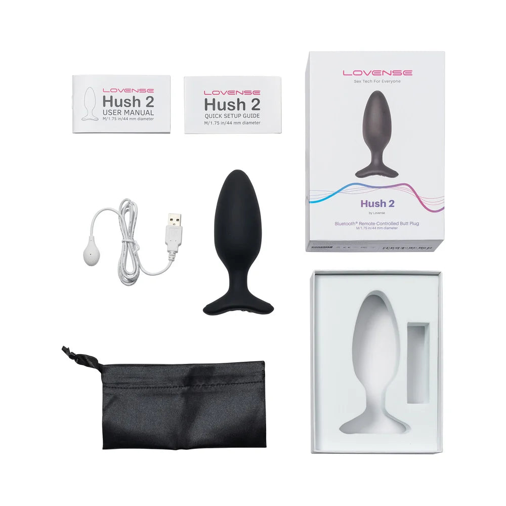Lovense Hush 2 Bluetooth Remote Controlled Vibrating Plug Eldorado